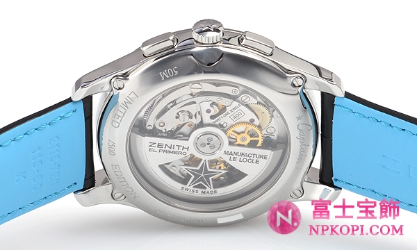ゼニスキャプテン ３６０００ＶＰＨ ＢＬＵＥ ＰＲＩＭＥＲＯ 世界限定５００本 03.2119.400/22.C720
